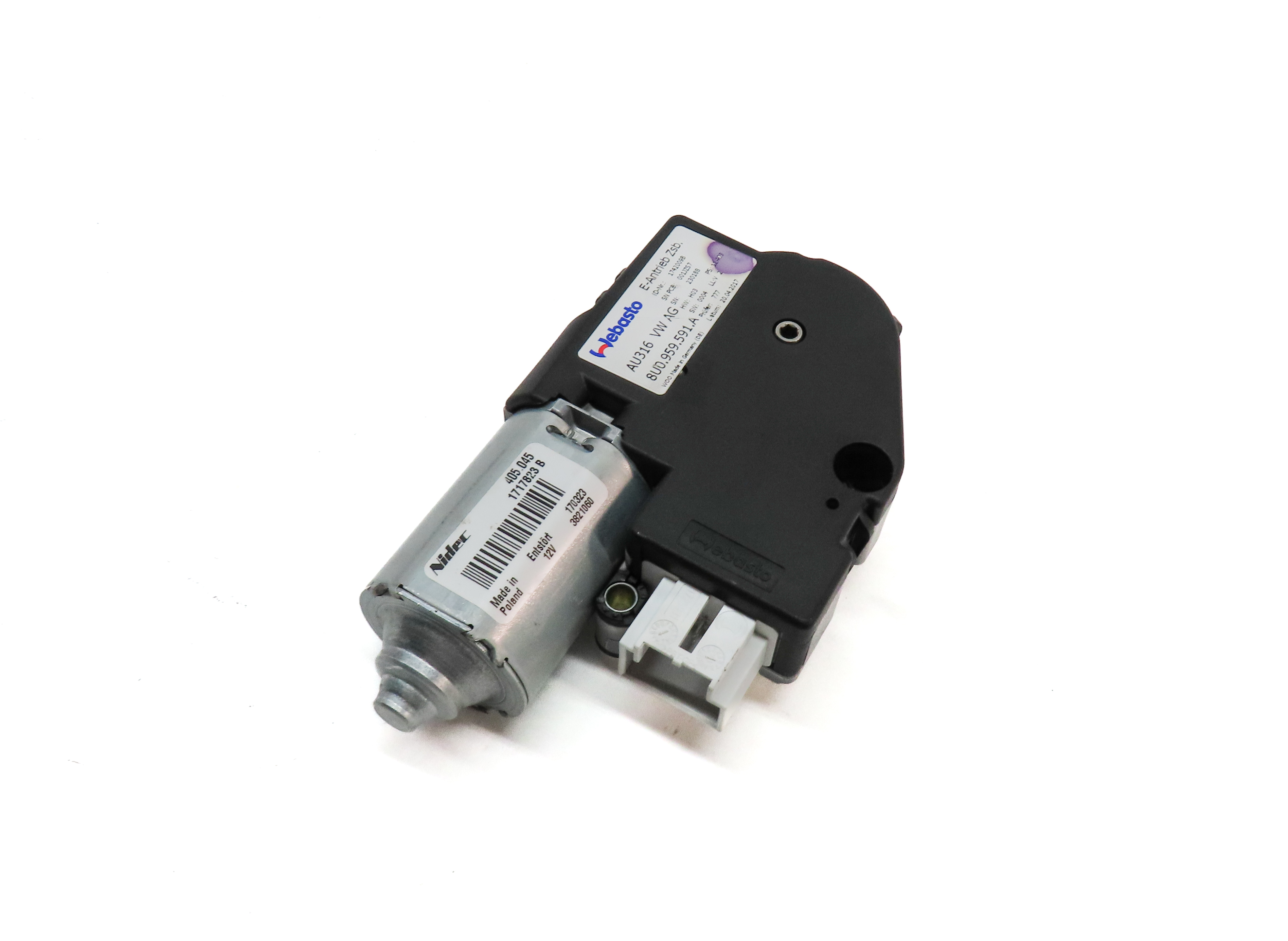 2015-2018 AUDI Q3 (8U) FRONT OR REAR SUNROOF SUN ROOF WINDOW MOTOR — exact item pictured
